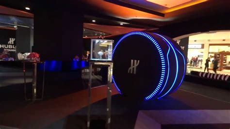 The incredible 3D Hublot Watch Capsule at Istinye Park, Istanbul .